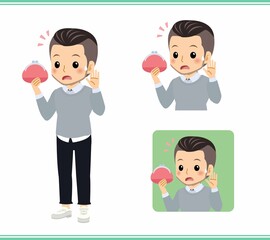 Young man in a sweater