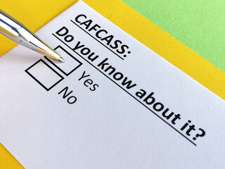 Obraz premium Questionnaire about family law