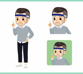 Young man in a sweater