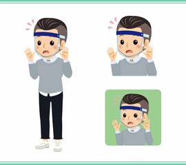 Young man in a sweater