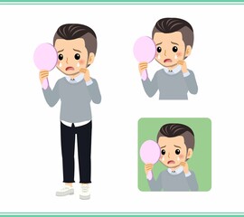 Young man in a sweater