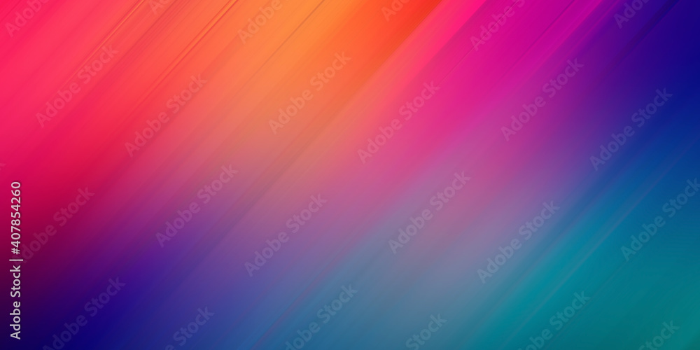 Wall mural abstract colourful futuristic motion lines background. trendy gradient background.