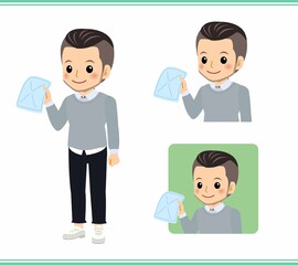 Young man in a sweater