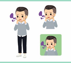 Young man in a sweater