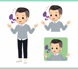 Young man in a sweater