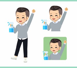 Young man in a sweater