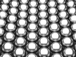Silver shiny globes spheres design background