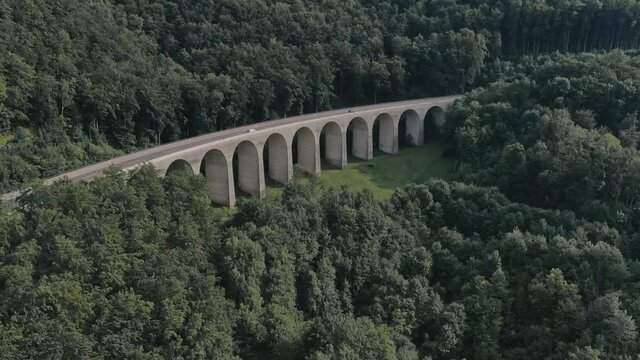 Autobahn A8 in Germany near Drackenstein