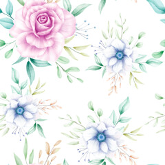 Beautiful flower seamless pattern