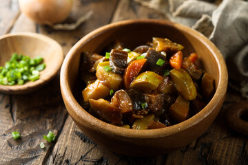 Traditional homemade Asian vegetable ragout