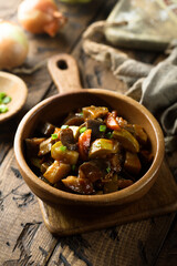 Traditional homemade Asian vegetable ragout