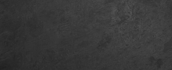 black anthracite stone concrete texture wall wallpaper tiles background panorama banner - obrazy, fototapety, plakaty