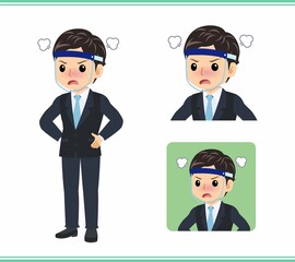 Young rookie businessman