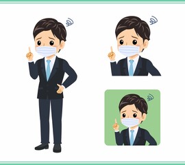 Young rookie businessman