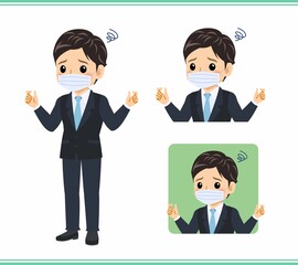 Young rookie businessman