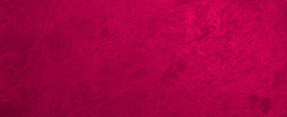 Pink magenta stone concrete paper texture background panorama banner, with space for text	