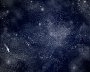 Abstract space background. Background of the starry sky. Place for text.