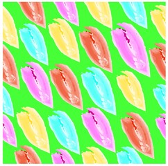 petals watercolor seamless pattern