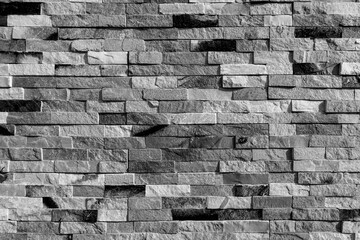 Mur de pierres en plaquettes 