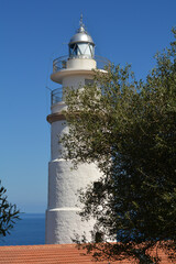 Leuchtturm 'Cap Gros', Port de Soller, Mallorca, Spanien