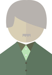 シニアの男性アイコン