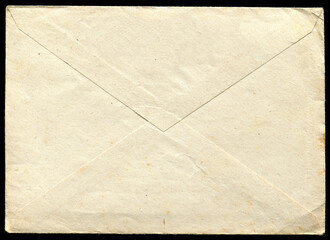 Old vintage paper envelope texture background