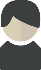 普通の男性のアイコン