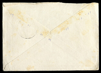 Old vintage paper envelope texture background