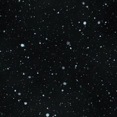 Heavy Snowfall, Falling Snowflakes texture. Christmas Snow seamless background. White snowflakes flying in the air. Winter Pattern. Illustration