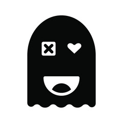 ghost icon. horror sign. vector illustration