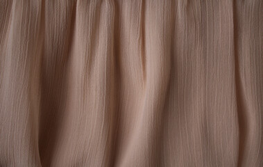 The texture of a luxurious beige chiffon fabric for a celebration, advertising poster, ceremony or...