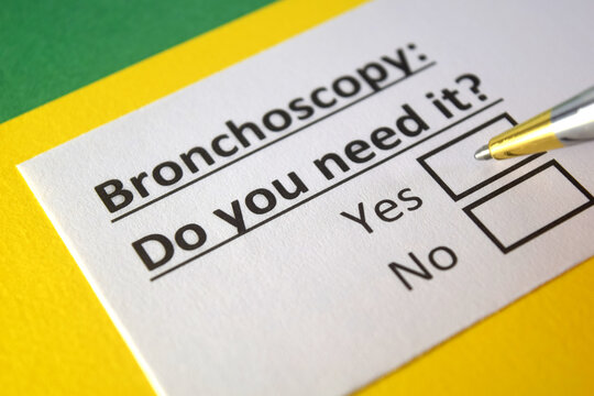 One person is answering question about bronchoscopy.