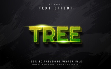 Tree text effect