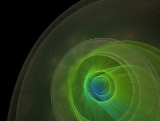 Imaginatory fractal background Image