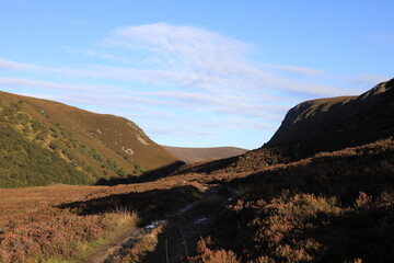 Scotland landscape in the summer