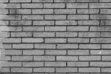 Brick wall  in old architecture building texture.