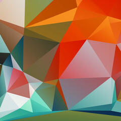 Abstract Color Polygon Background Design, Abstract Geometric Origami Style With Gradient. Presentation,Website, Backdrop, Cover,Banner,Pattern Template