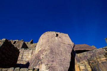 stone front of Machu Picchu