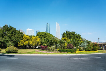 Guangzhou City Scenery and Modern Architecture Landscape