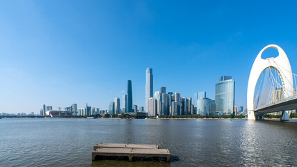 Guangzhou City Scenery and Modern Architecture Landscape