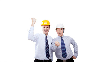 Oriental engineer portrait