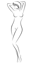 Nude Woman Vector