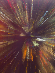 abstract light streak zoom burst pattern for background