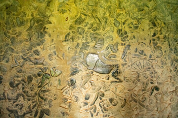 Angkor Wat is the largest temple in the world (Cambodia, 2019). It is raining