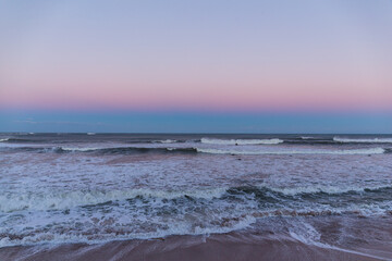 Beautiful sunset on the beach