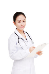 The young female doctor portrait