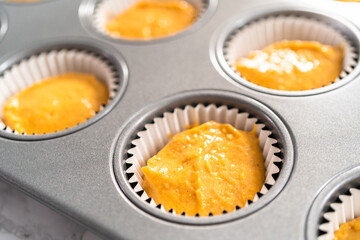 Pumpkin spice cupcake