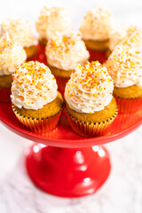 Pumpkin spice cupcake