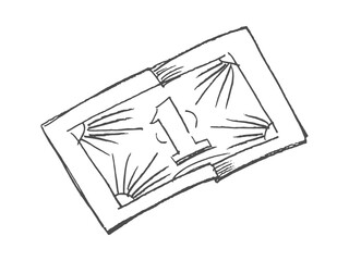 Banknote. Symbolic image of unit of money