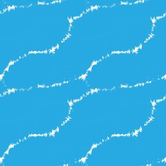 Sky Blue Brush Stroke Fur Seamless Pattern